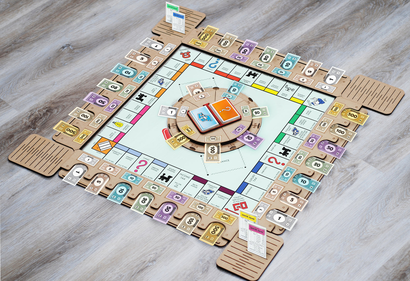 Monopoly board frame / Organizer for Monopoly