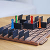 Quoridor Board Game  / Logic Game / Wooden board game set / Dark version