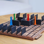 Quoridor Board Game  / Logic Game / Wooden board game set / Dark version