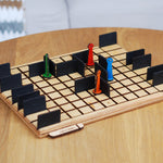 Board Game Quoridor / Logic Game / Wooden board game set / White version