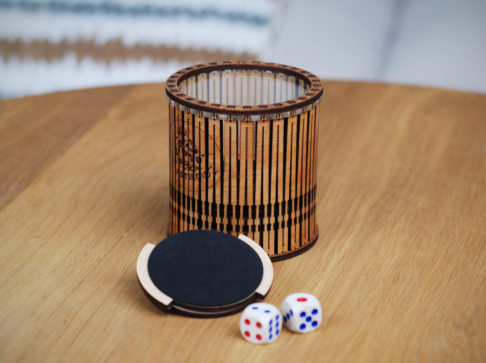 Dice Shaker / Wooden Dice Cup Set /Board Gamer gift