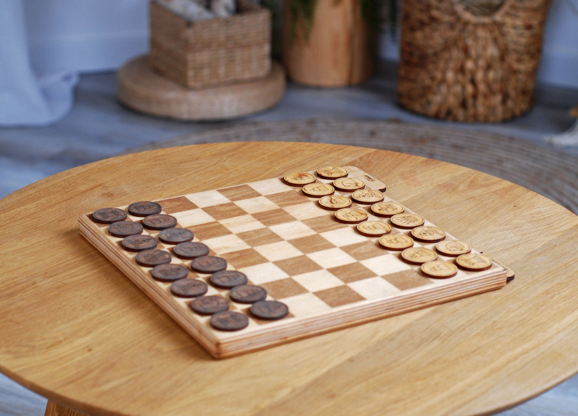 Board game Go + Chess / 2 in 1 set