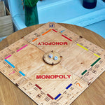 Wooden game board for Monopoly / Game board Monopoly
